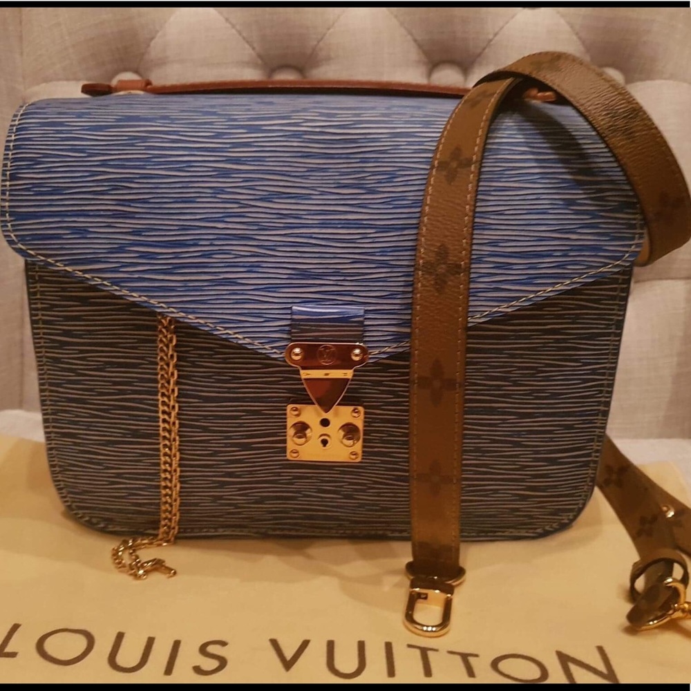 LV METIS POCHETTE RUNWAY EDITION EPI DENIM